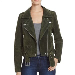 Blank NYC Green Suede Jacket